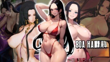 HENTAI JOI - BOA HANCOCK (ONE PIECE - BOA HANCOCK TEACHES YOU HOW TO MASTURBATE BUT SHE GETS DOMINAT